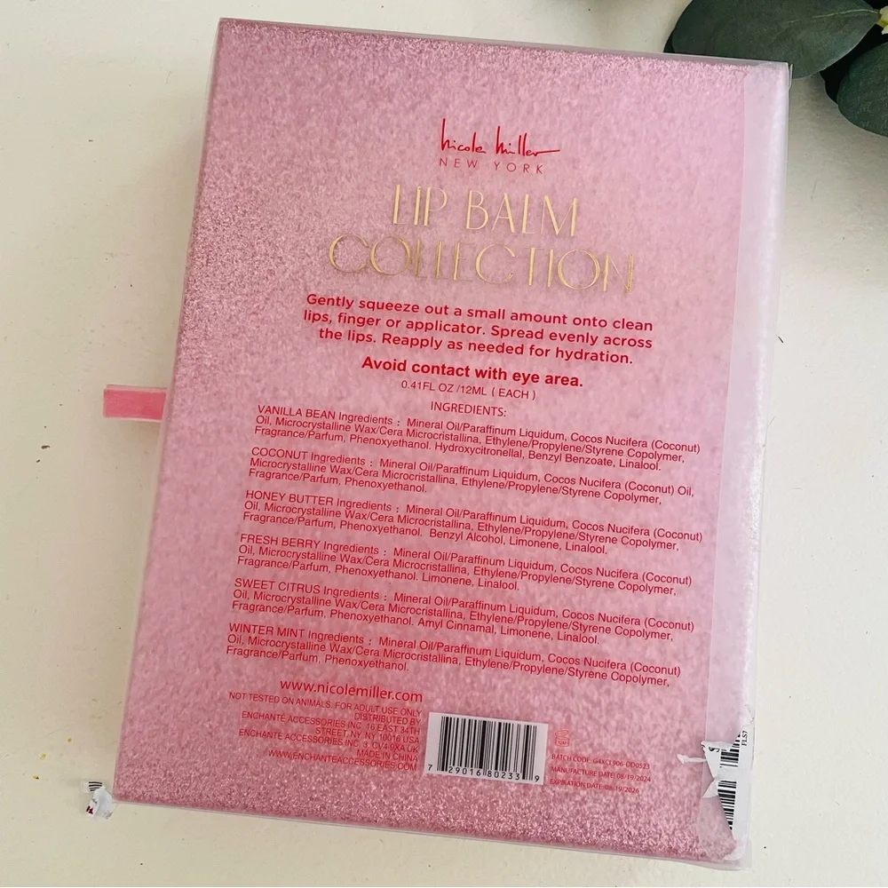 Nicole Miller Lip Balm Collection Set